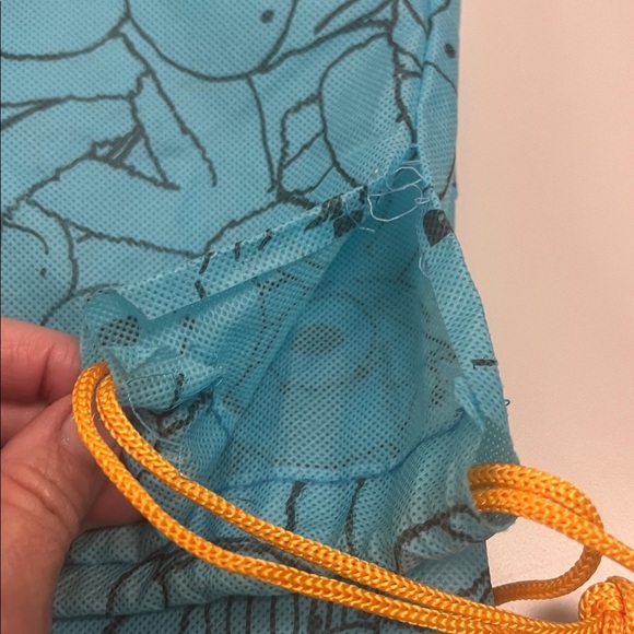 Jellycat London Teal Drawstring Dust Bag large 23x15.5” inches - Picture 8 of 10